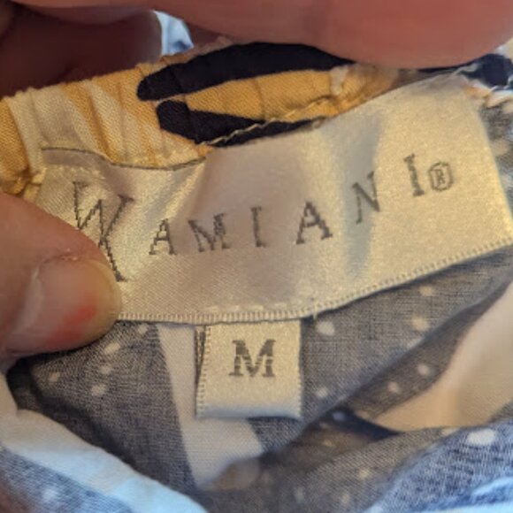 White Floral Jumpsuit Size  Medium - Picture 9 of 10